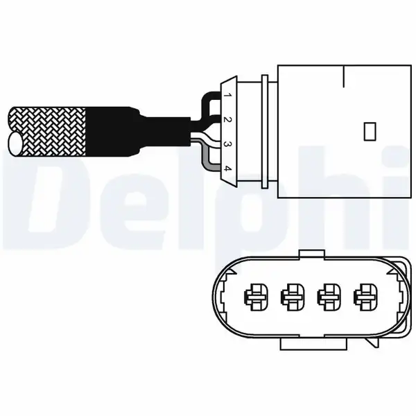 DELPHI ES10978-12B1 | Oksijen Sensörü Oza510 V5 Volkswagen Golf V 1 4 16v 05 Polo Skoda Fabia 1 4 16v 99