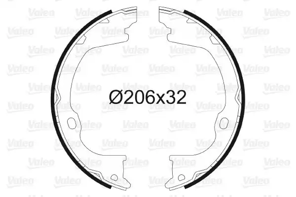 Valeo 564203 El Fren Balatası Jeep Cherokee Wrangler III 2 8 879376