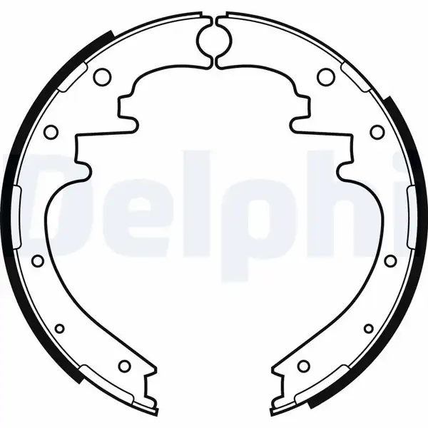 DELPHI LS2160 | Arka Fren Balatası Pabuç Ranger 06-11 4X4 Mazda Bt50 06-11 -