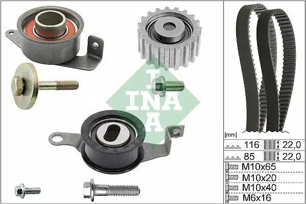 İna 530001010 Triger Kayış Seti Ford Escort 1 8d 95 01 Fiesta IV 1 8 D 95 00 Mondeo İ Gbp 1 8 TD 93 96