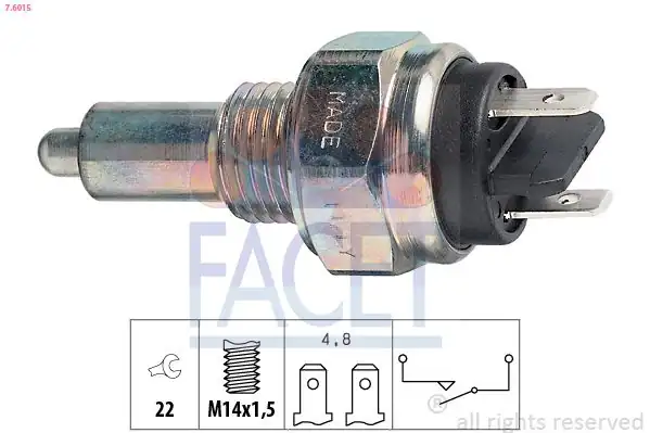 FACET 7-6015 | Geri Vites Müşürü R9 R11 R21 Ax Bx C15 C25