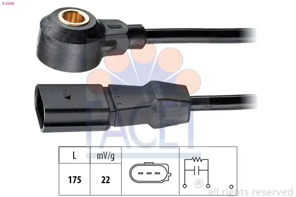 FACET 9-3044 | Sensör Krank Devir VW Golf IV A3 Bora AKL AEH