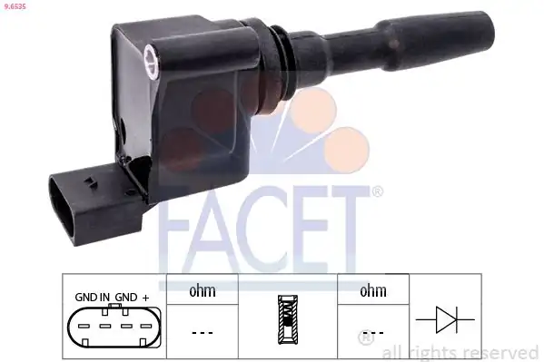 FACET 9-6535 | Ateşleme Bobini VW 1 5 TSI Golf Arteon Tiguan T Ro