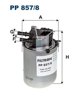 FILTRON PP857-8 | Mazot Filtresi Nissan Qashqai X-Trail 1 5 1 6 dCi Renault Kadjar 1 5 1 6 dCi 2011