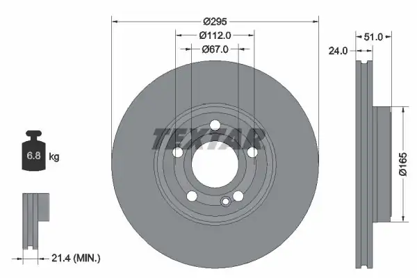 TEXTAR 92323505 | Fren Diski 118 177 247 Ön 2 Adet
