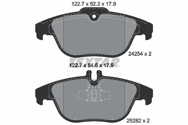 TEXTAR 2425401 | Fren Balatası Arka X204 GLK Bm 09 14 850018