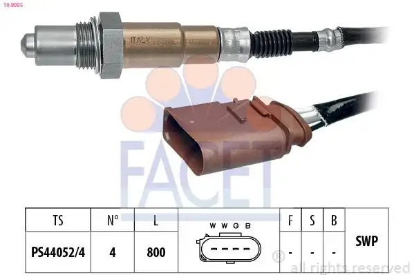 FACET 108055 | Oksijen Sensörü Opel Astra H Zafira B A16xer