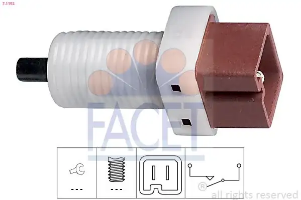 FACET 71192 | Fren Müşürü Peugeot P206 P406 P607