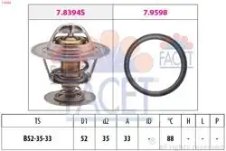 FACET 78394 | Termostat Peugeot Boxer III Jumper III 22Dt 100Bg 120Bg 100Cv C81 110Bg C96 130Bg C110 150Bg Fiat Ducato