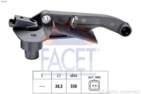 FACET 90177 | Eksantrik Sensörü Pozisyon Peugeot P106 P206 P306 Partner 14i 96