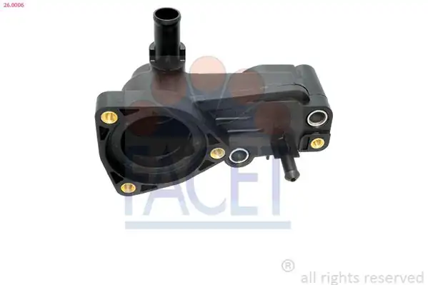 FACET 260006 | Termostat Gövdesi (Komple) Ford Connect 18Tdcı 02-13 Focus 98-11 Mondeo IV 07-14 S Max Galxy 06-15 18Tdcı