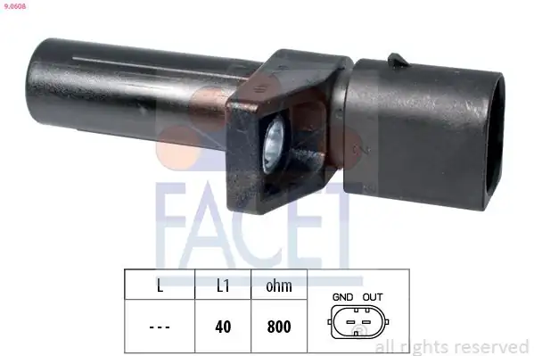 FACET 90608 | Krank Sensörü Mercedes W202 W210 97 02 S210 97 03 Smart Fortwo 450 04 07