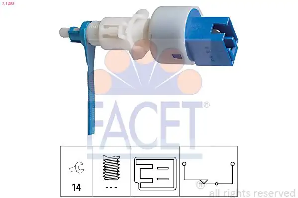 FACET 71203 | Fren Stop Müşürü Fiat Albea Linea Peugeot Bipper Citroen Nemo