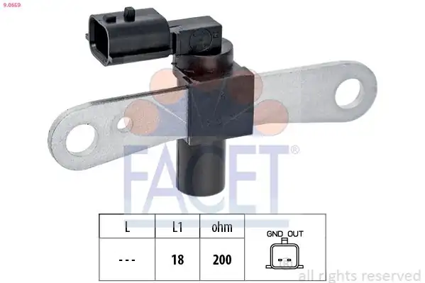 FACET 90659 | Krank Mili Sensörü Clio IV Symbol Twingo Logan Sandero Lodgy Dokker