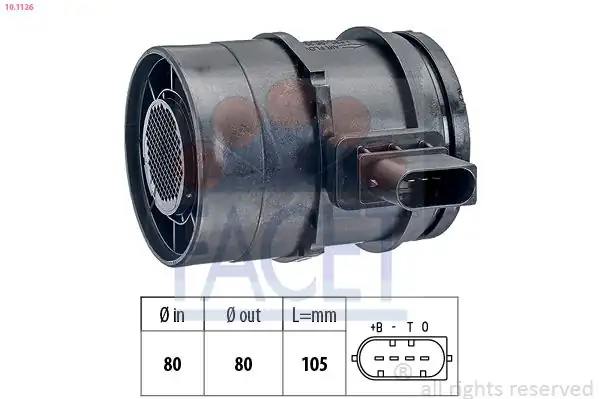 FACET 101126 | Hava Debimetresi Bmw E81 E82 E87 E88 03 N47d20 1889482