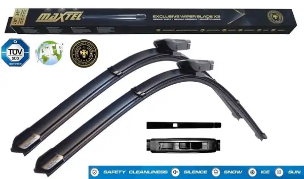 MAXTEL 12105050 | Silecek Süpürgesi Ön Muz Tipi 650mm 480mm Fiat Fiorino 08 Peugeot Bipper Tepee 08 18 Citroen Nemo 08