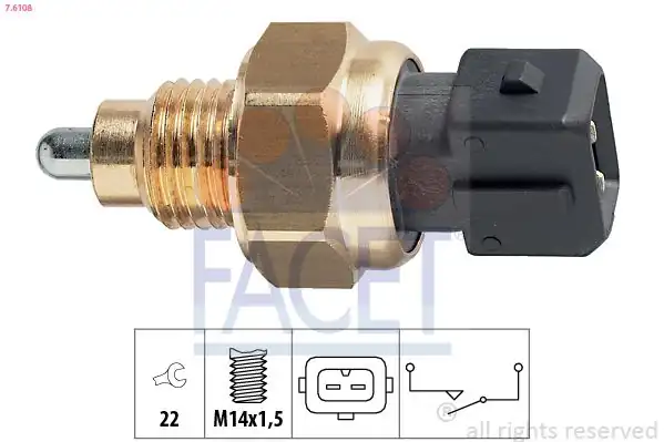 FACET 76108 | Geri Vites Müşürü Peugeot Partner Citroen Berlingo Dw8 1889455