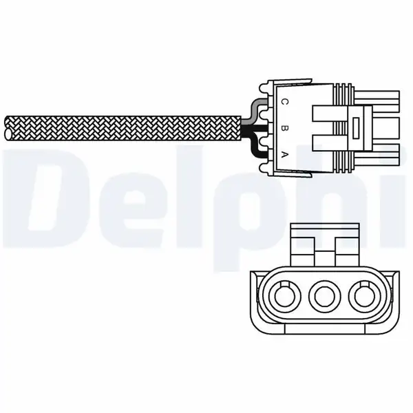 DELPHI ES10969-12B1 | Oksijen Sensörü Renault Laguna İ 1 8 2 0 Megane İ Clio İ Safrane Twingo Opel Vectra B 2 5