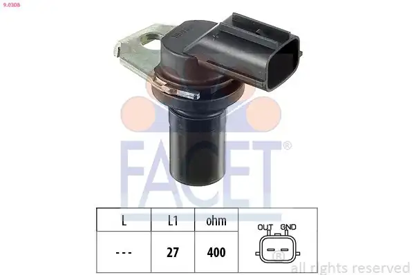 FACET 9-0308 | Eksantrik Mil Sensörü Ford Focus İ II Fiesta 1 4 TDCI 1 6 TDCI 04 17