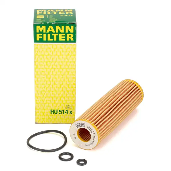 MANN HU514X | Mercedes W204 C200 Kompressor W203 W211 R171 M271 Yağ Filtresi