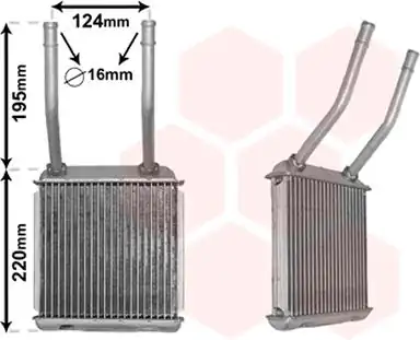 WAXELL 1806002 | Kalorifer Radyatörü AST F Brazing