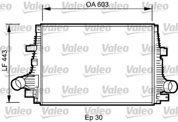 Valeo 818794 Turbo Radyatörü Alfa Romeo 159