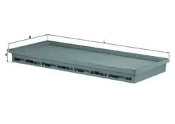 MAHLE LX1518 | Hava Filtresi Impreza (Gc, Gd) Forester (Sf, Sg) 2.0 98-04 1.6 98-07