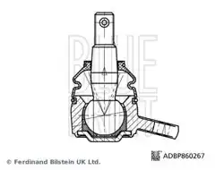 BLUEPRINT ADBP860267 | Isuzu D-Max 4X2 Üst Rotil Japon 8-98005-827-0