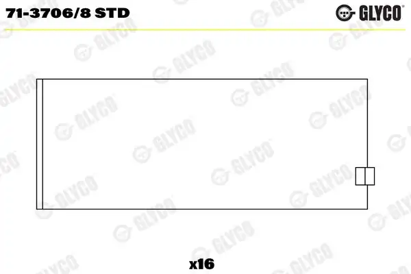 GLYCO 71-37068STD | Bmw M60 M62 530i 540i 740i Std Kol Yatak