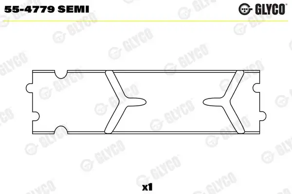 GLYCO 55-4779SEMI-55 | 4779 Semi Fiat Kol Burcu Linea Doblo Punto 1 6 JTD 4 Adet