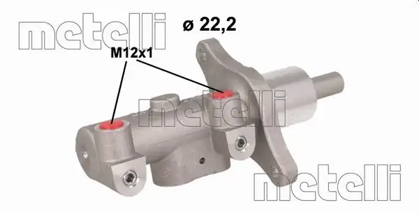 METELLİ 05-1138 | Fren Ana Merkez 22 2 mm Peugeot 407 1 8 2 0 04