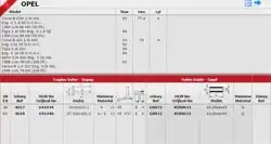 GÜNEŞ 4017-4018 | Subap Takımı Astra F-G Vectra B-C Corsa B X14xe Z14xe X16xel Z16xe 16V