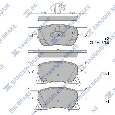 HI-Q SP4239 | Fren Balatası Ön Astra K Bm 16 1120815