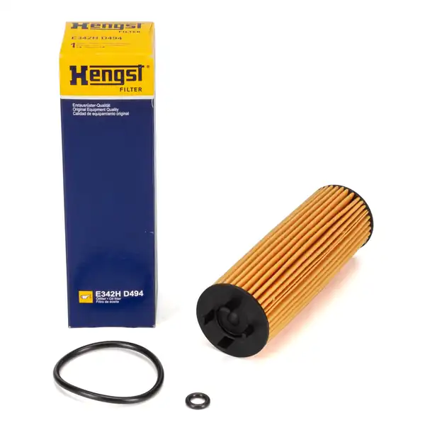 HENGST E342HD494 | Yağ Filtresi VW Caddy 2020 Arteon Passat Tiguan A3 Q2 Leon
