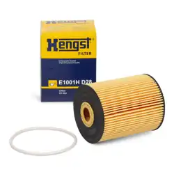 HENGST E1001HD28 | Yağ Filtresi Touareg Q7 A6 Aes Bmx 3,2-3,6-4,2