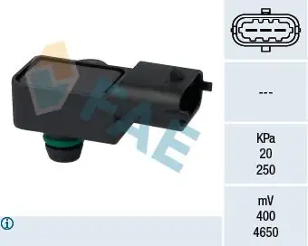 FAE 15056 | Basınç Sensörü Emme Opel Astra G H Corsa C Combo C Meriva A Z17dth Z17dt