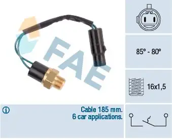 FAE 36610 | Fan Müşürü Excel Elantra Benzin 1989 1995 950734