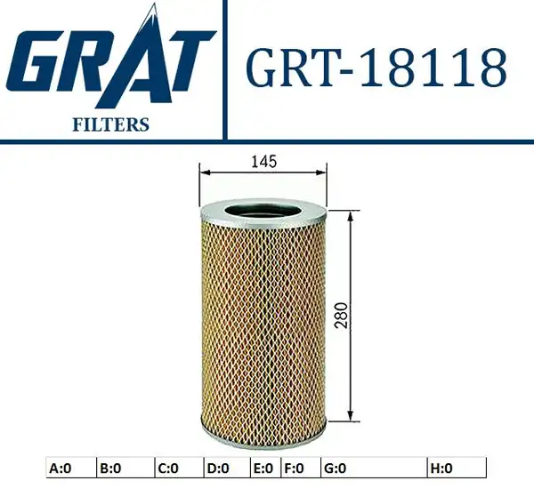 GRAT 18118 | Hava Filtresi Toyota Hiace 06 11