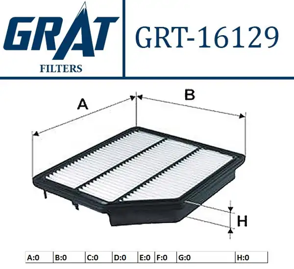 GRAT 16129 | Hava Filtresi Hyundai İx55 11 3 0 3 8 V6