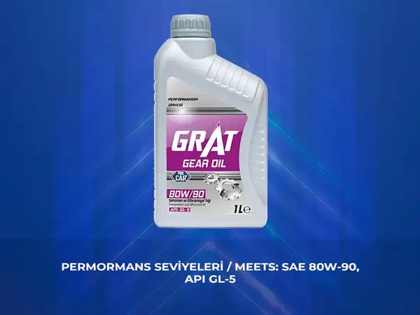 GRAT 680901 | Şanzıman Yağı 1 Litre 80w90 Api Gl 5