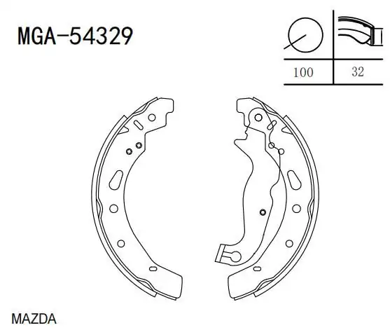 MGA 54329 | Kampana Balata Mazda 2 09 13 Fiesta 08