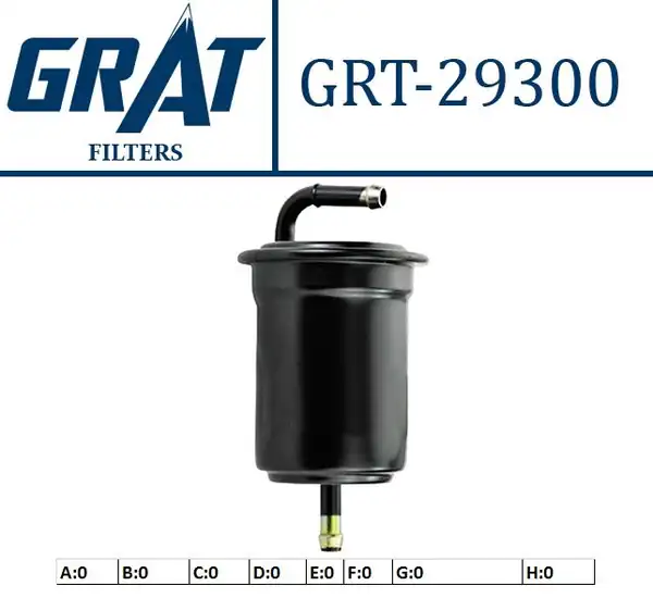 GRAT 29300 | Benzin Filtresi Mazda 626 1992 97 Fs