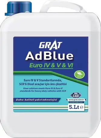 GRAT 821705 | Üre Çözücü 5 LT Euro 4 5 Bınek Euro 6 Üre Çözücü