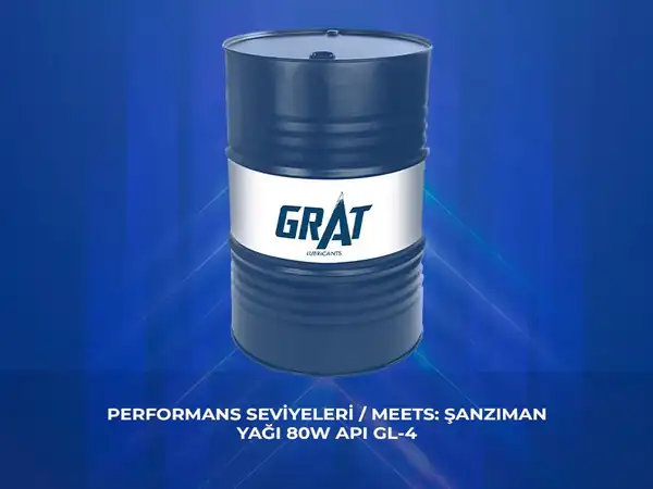 GRAT 600800 | Şanzıman Yağı 80 180 Kg Varil Api Gl 4