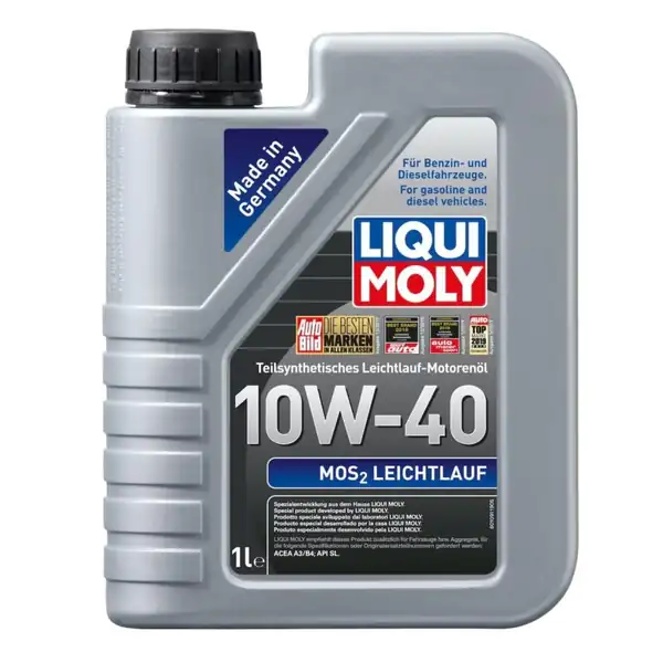Mos2-Leichtlauf 10w40 Kısmi Sentetik Motor Yağı 1 Litre
