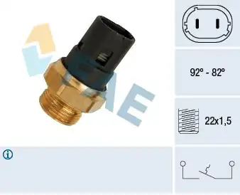 FAE 37250 | Fan Müşürü 92 82 C R9 R11 R19 R21 Clio Kangoo Laguna Megane Master Movano Twingo Trafic