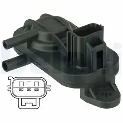 DELPHI DPS00010 | Basınç Sensörü Egzoz Ford Focus/C-Max/Mondeo/Kuga/S-Max, Volvo S40/S60/S80/XC70/XC90