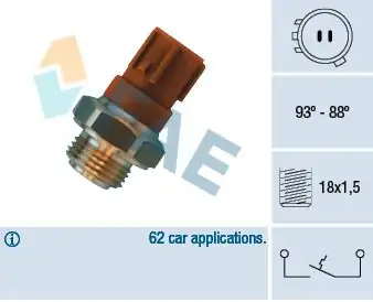 FAE 36440 | Fan Müşürü Honda Civic 92 05 Accord 93 08 Cr V 95 07 Jazz
