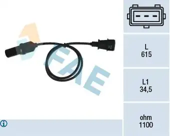 FAE 79005 | Krank Devir Sensörü Fiat Palio Albea Brava Bravo Marea Doblo Punto 1 2 16v