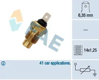 FAE 31280 | Hararet Müşürü R9 Master Traffic J9 205 305 405 505 604
